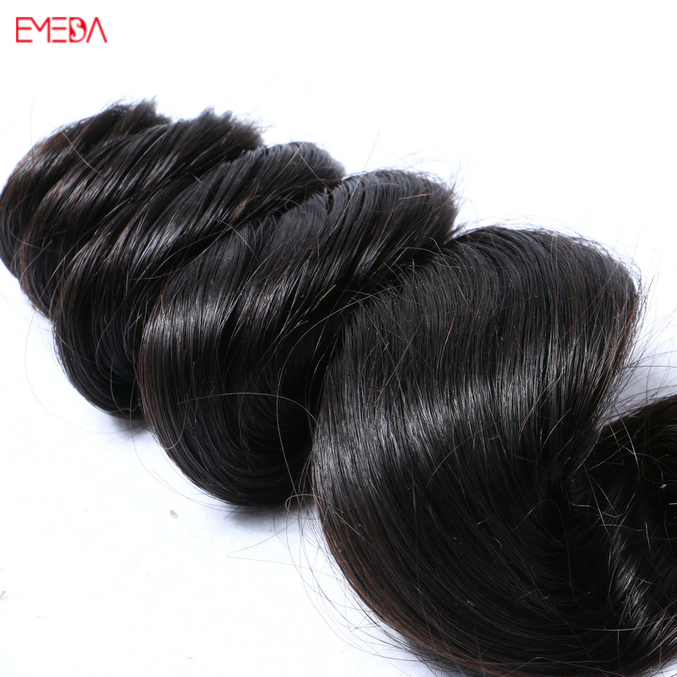 Malaysian hair loose wave hair remy hair Emeda hair factory HN123